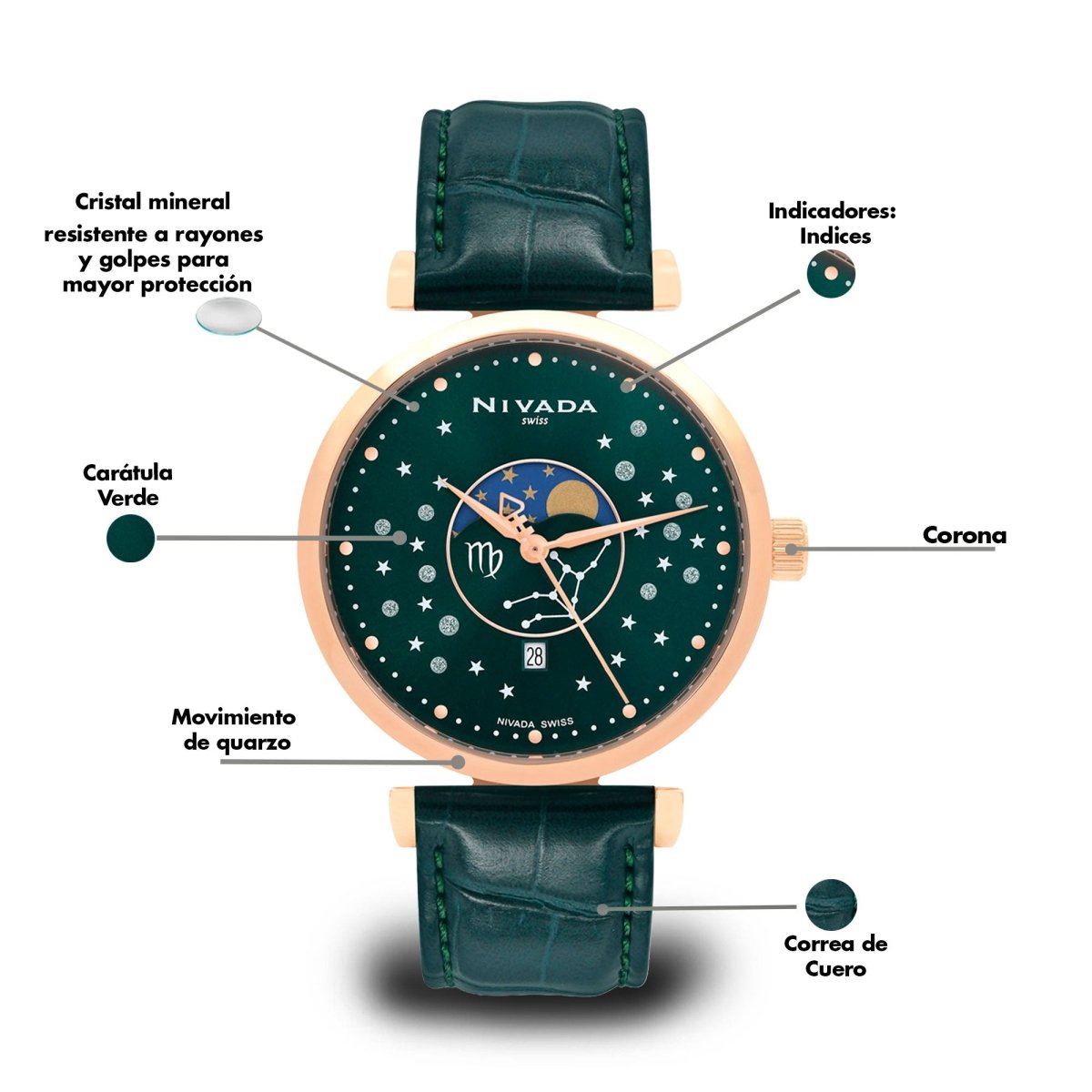 Reloj Zodiaco 104 Caballero - Reloj Nivada Swiss