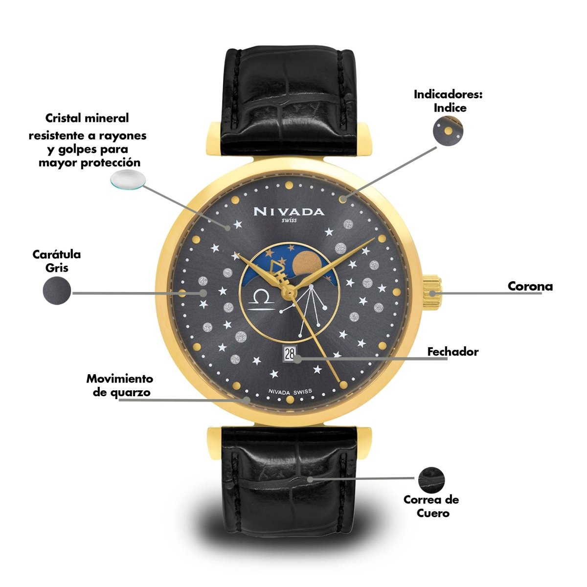 Reloj Zodiaco 107 Dama - Reloj Nivada Swiss