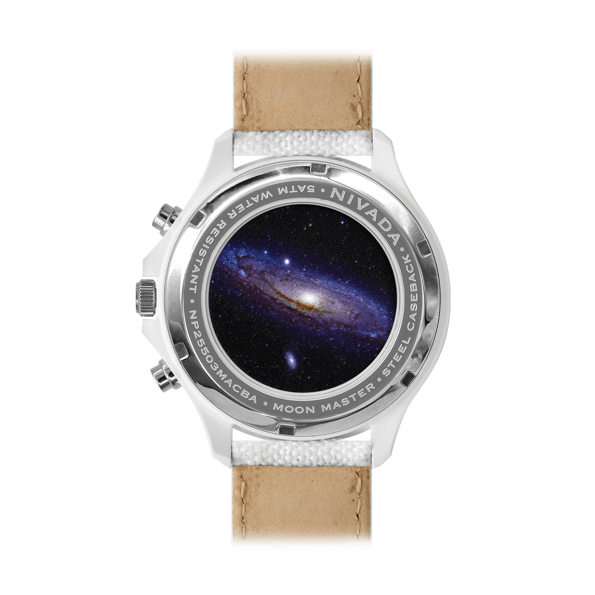 Moonmaster Cerámica Cronógrafo Blanco & Rojo - Reloj Nivada Swiss