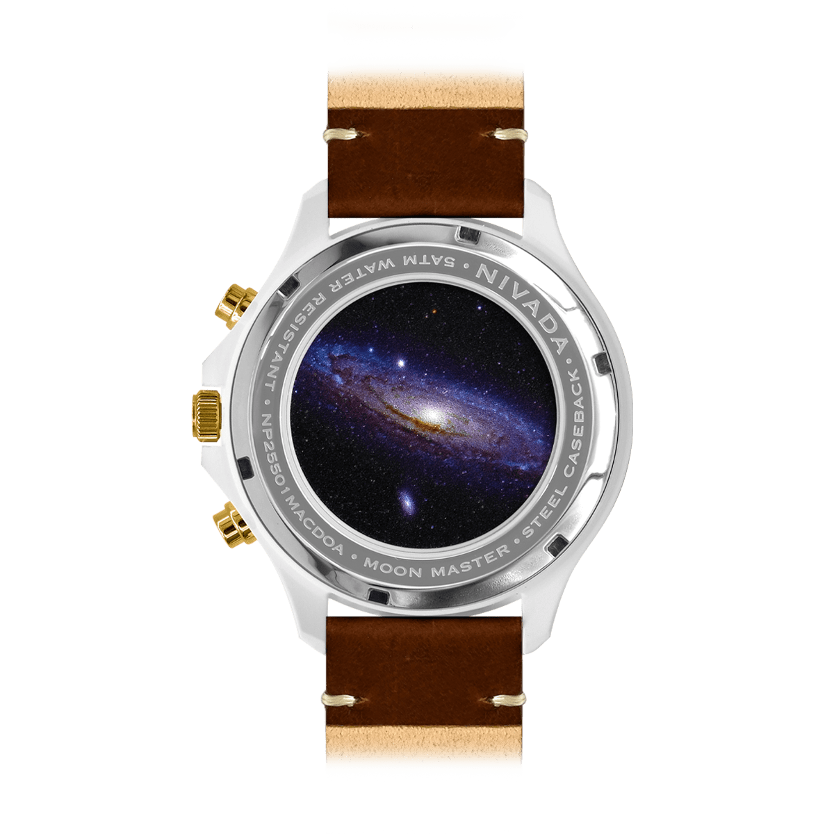 Moonmaster Cerámica Cronógrafo Café Claro - Reloj Nivada Swiss