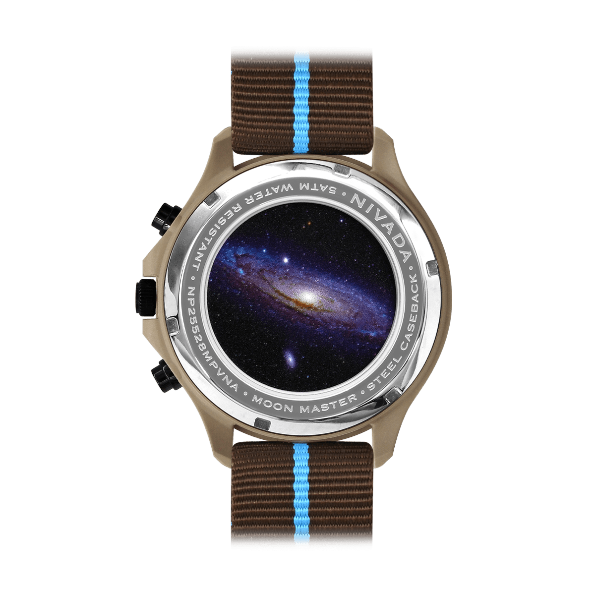 Moonmaster Cerámica Cronógrafo Café - Reloj Nivada Swiss