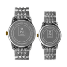 Par de relojes Hombre y Mujer - NIVADA EXECUTIVE BICOLOR CARATULA PLATA INDICE - Reloj Nivada Swiss