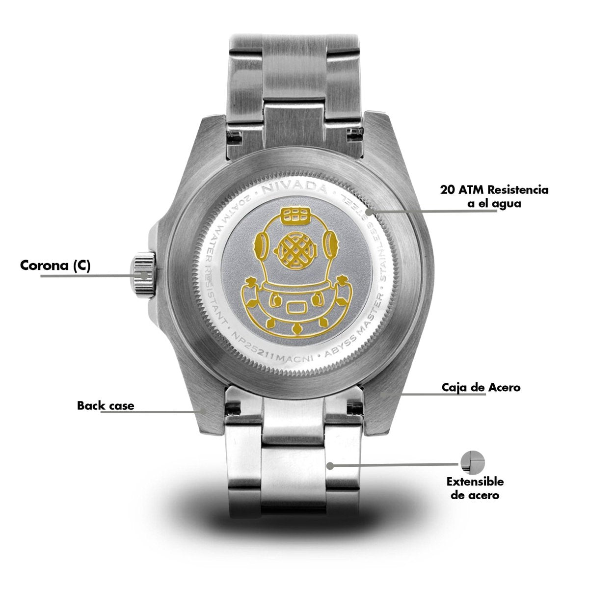 Reloj Abyss Master 101 Caballero - Reloj Nivada Swiss
