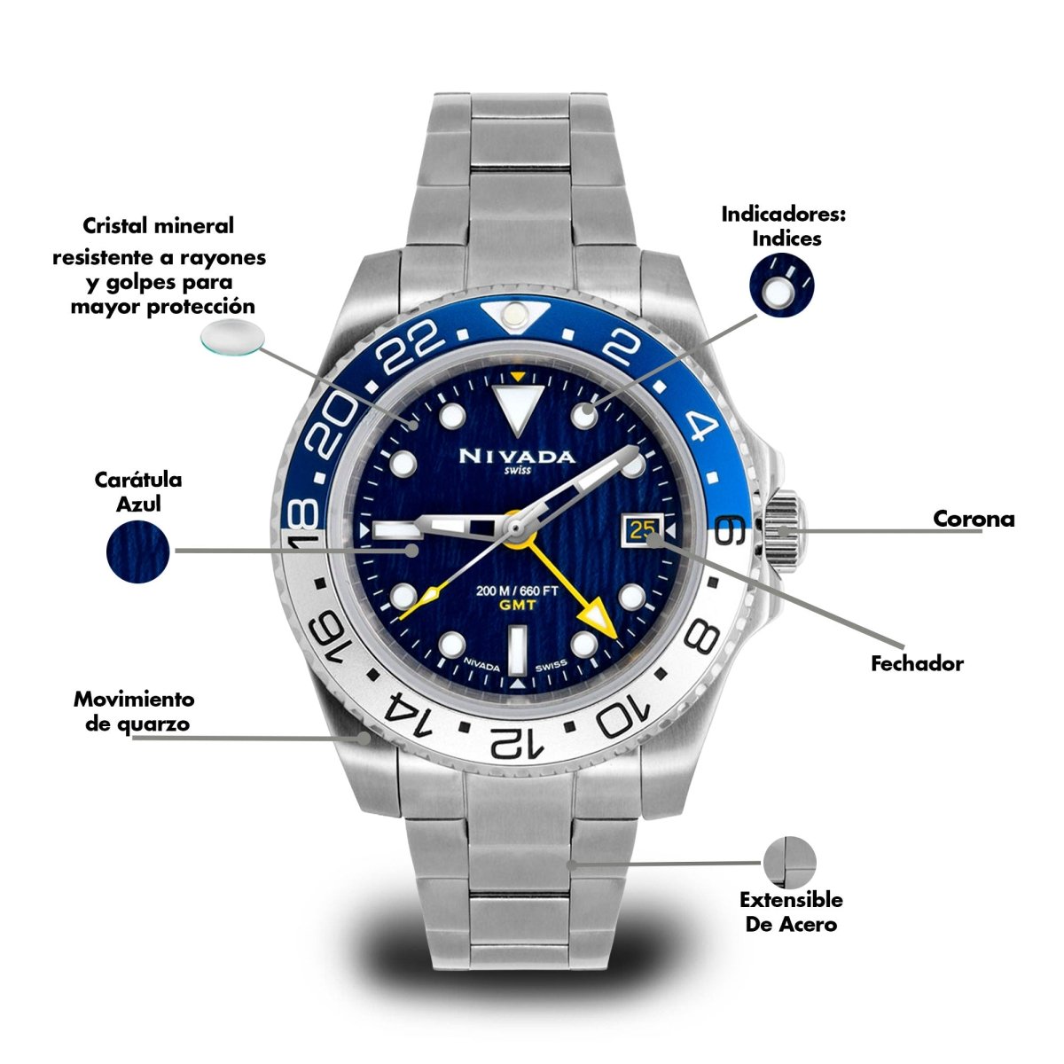 Reloj Abyss Master 103 Caballero - Reloj Nivada Swiss