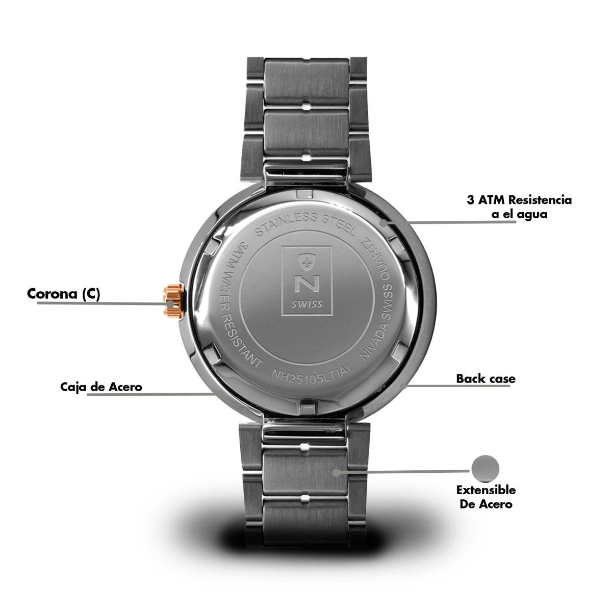 Reloj Corporate 140 Dama - Reloj Nivada Swiss