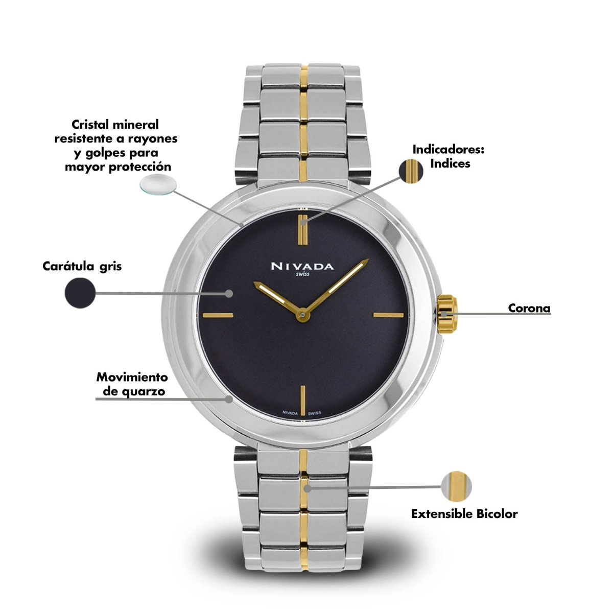 Reloj Corporate 145 Dama - Reloj Nivada Swiss