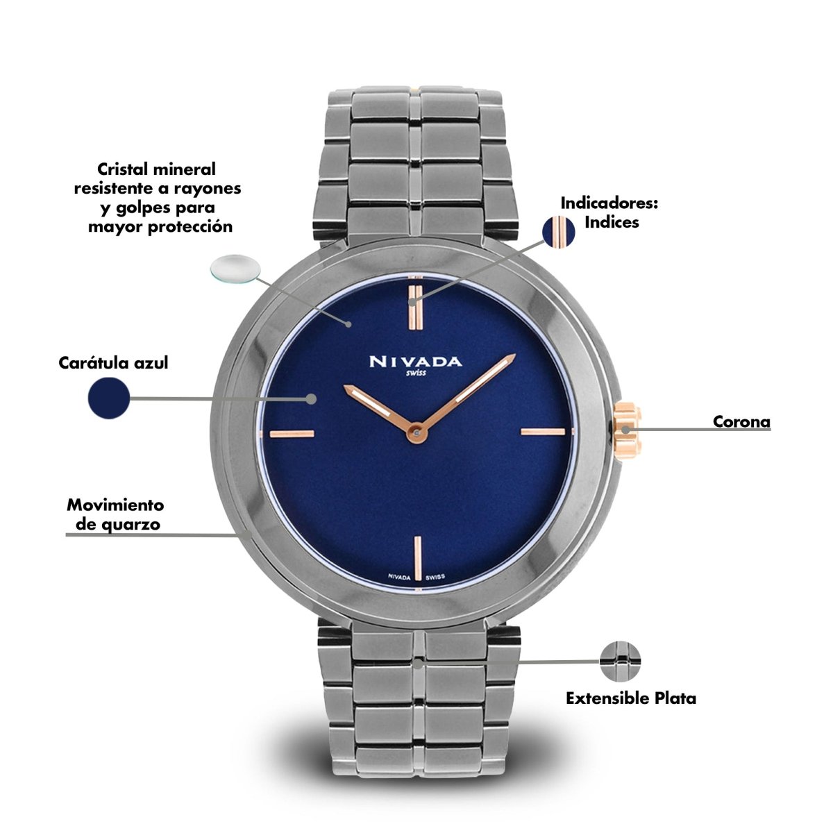 Reloj Corporate 147 Caballero - Reloj Nivada Swiss
