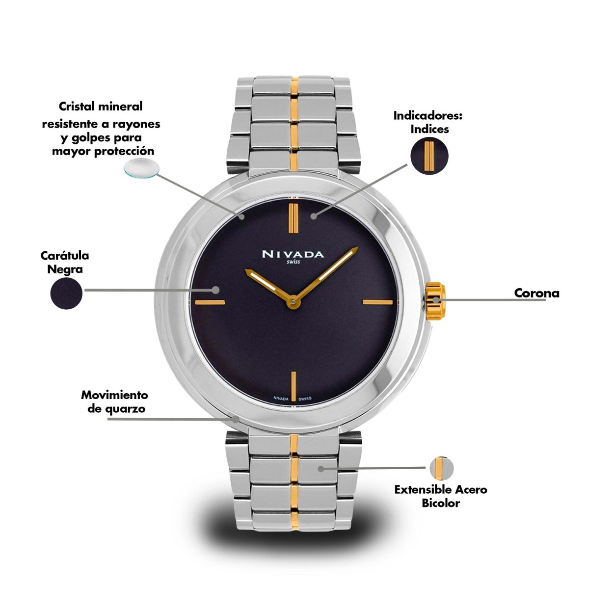 Reloj Corporate 150 Caballero - Reloj Nivada Swiss