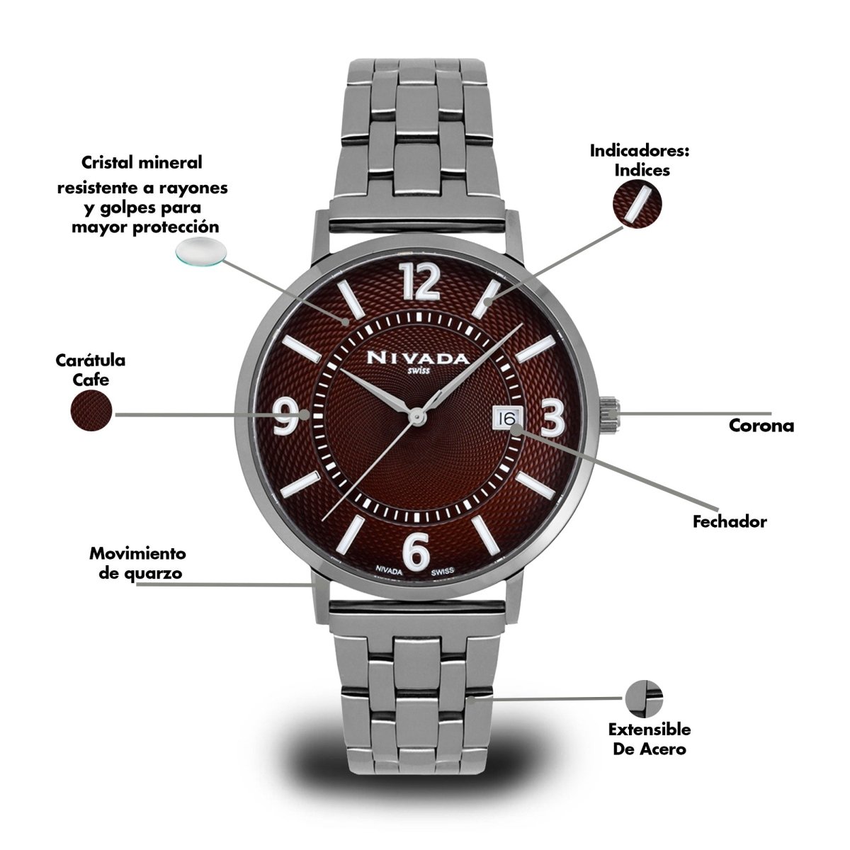 Reloj Corporate 156 Dama - Reloj Nivada Swiss