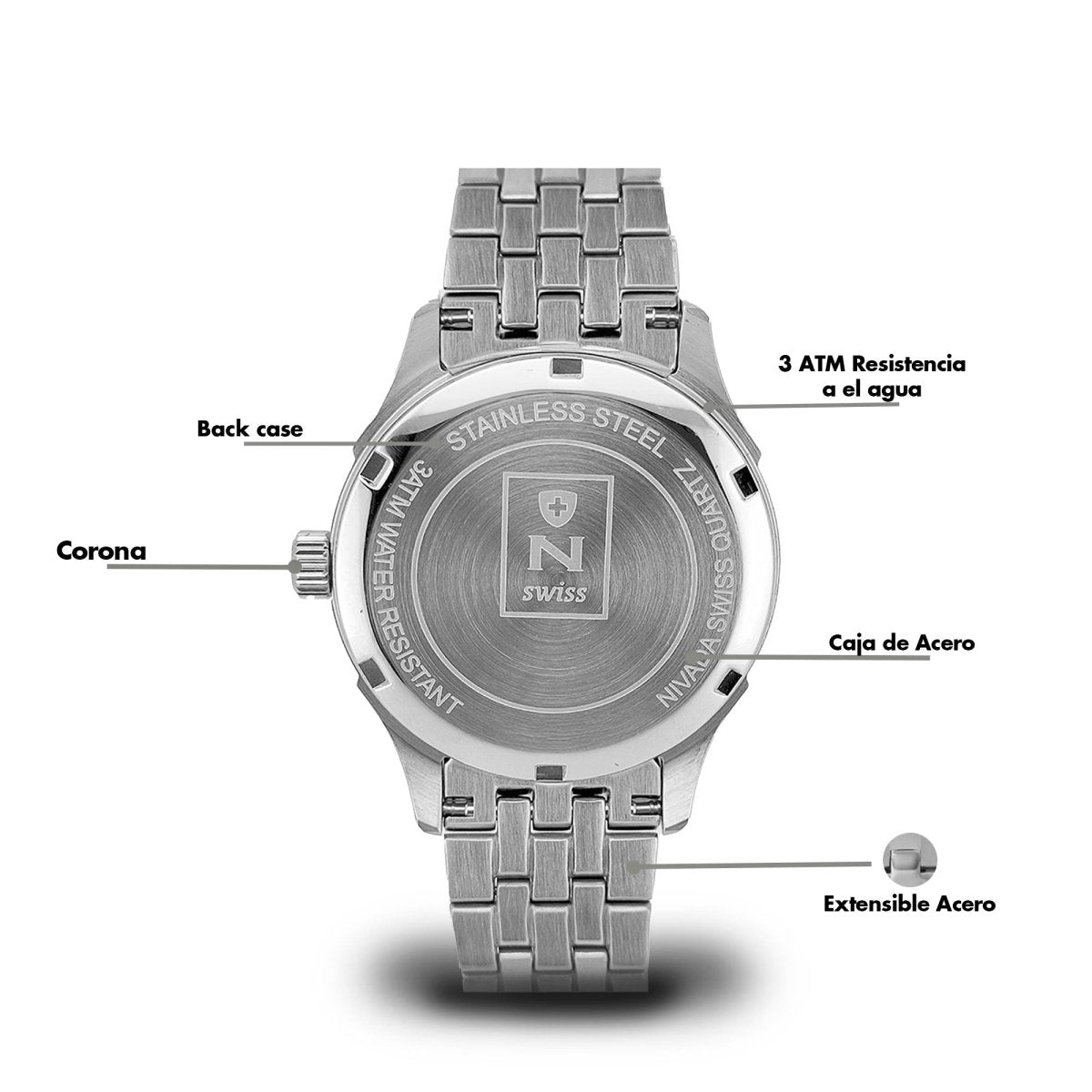 Reloj Corporate 180 Caballero - Reloj Nivada Swiss