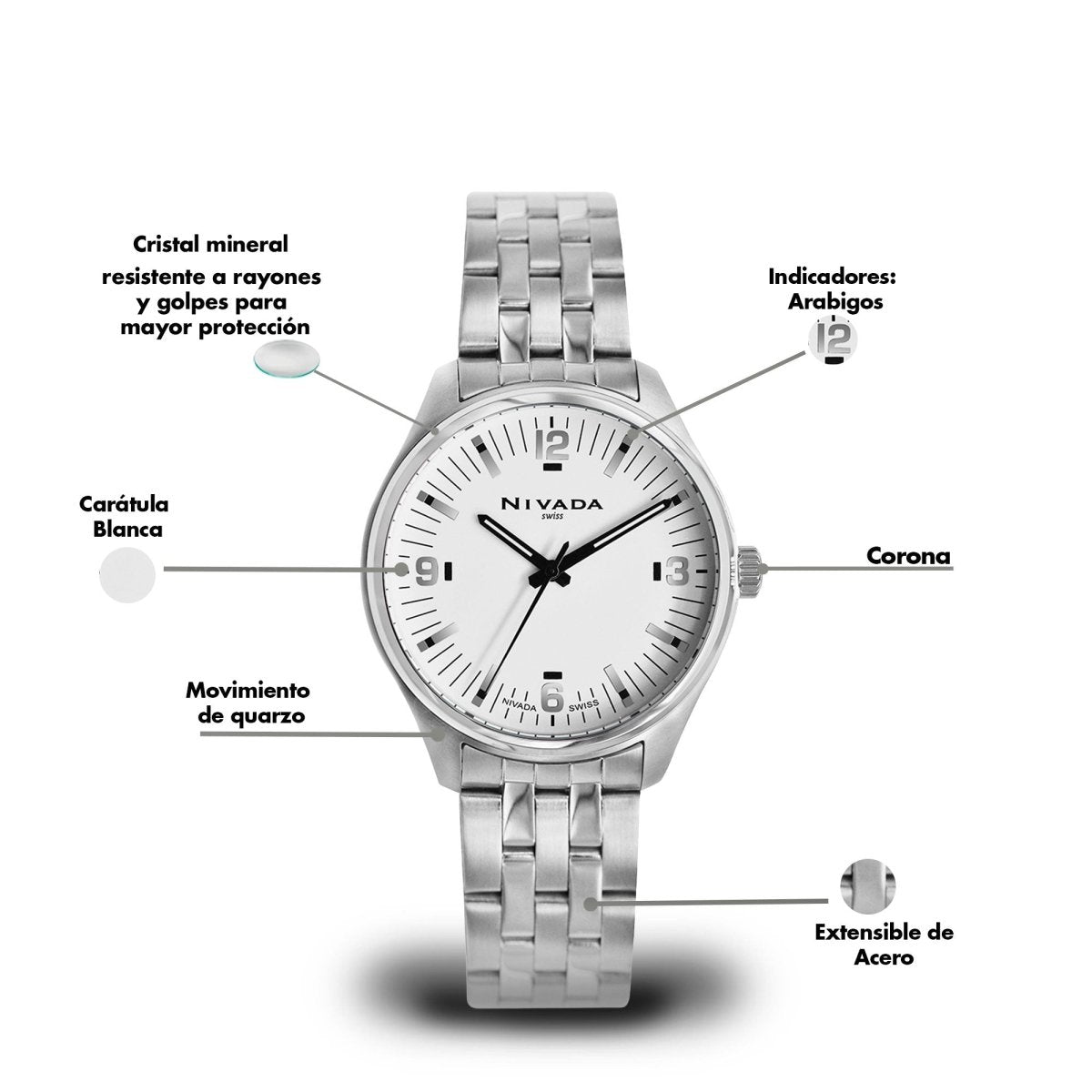 Reloj Corporate 280 Dama - Reloj Nivada Swiss