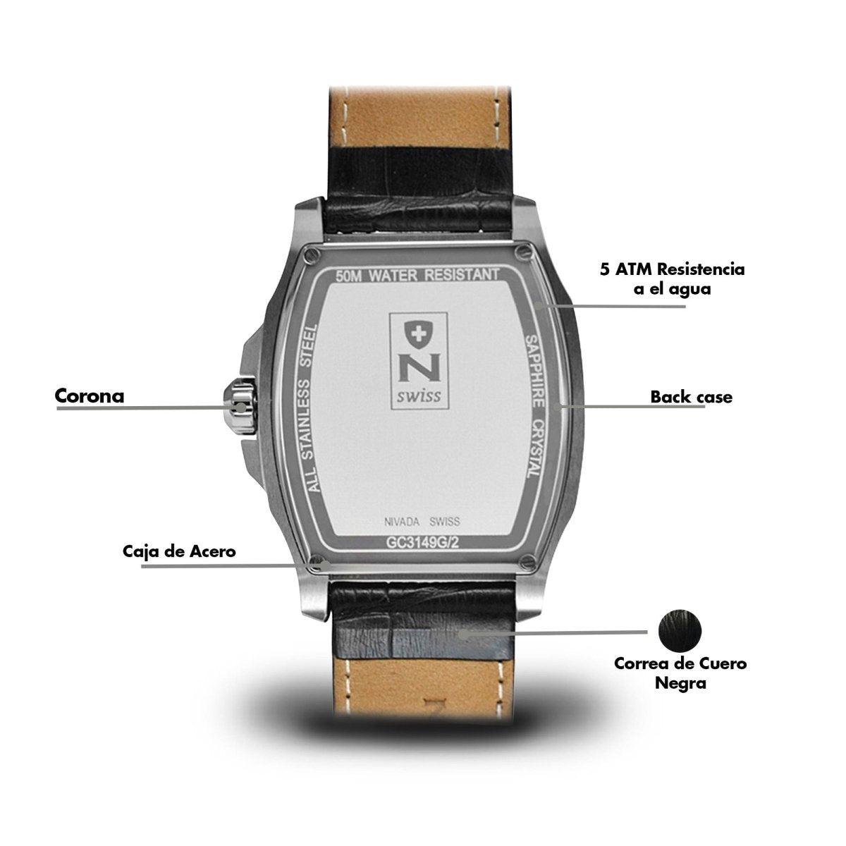 Reloj Diplomat 104 Caballero - Reloj Nivada Swiss
