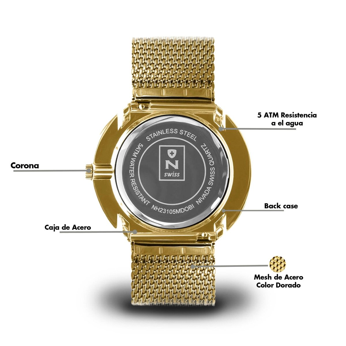 Reloj Executive 108 Caballero - Reloj Nivada Swiss