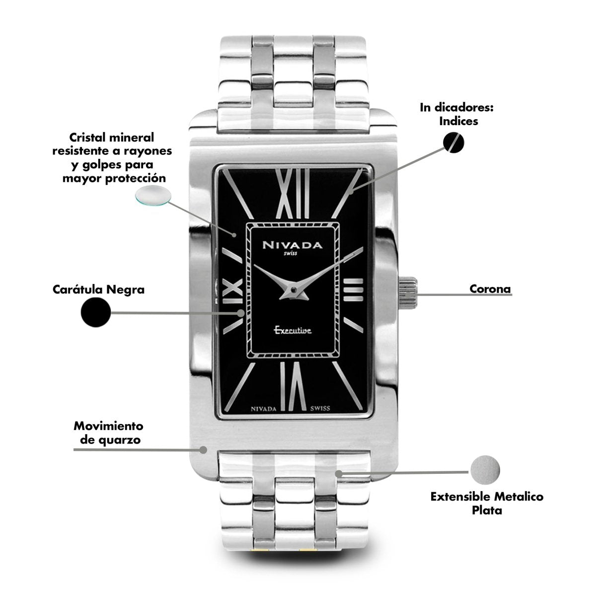 Reloj Executive 116 Caballero - Reloj Nivada Swiss