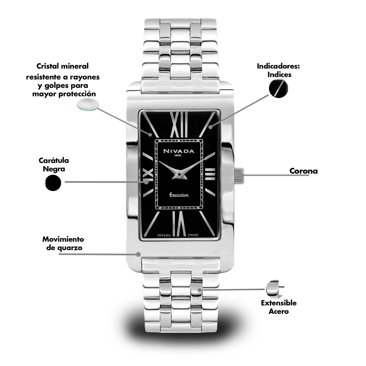 Reloj Executive 117 Dama - Reloj Nivada Swiss