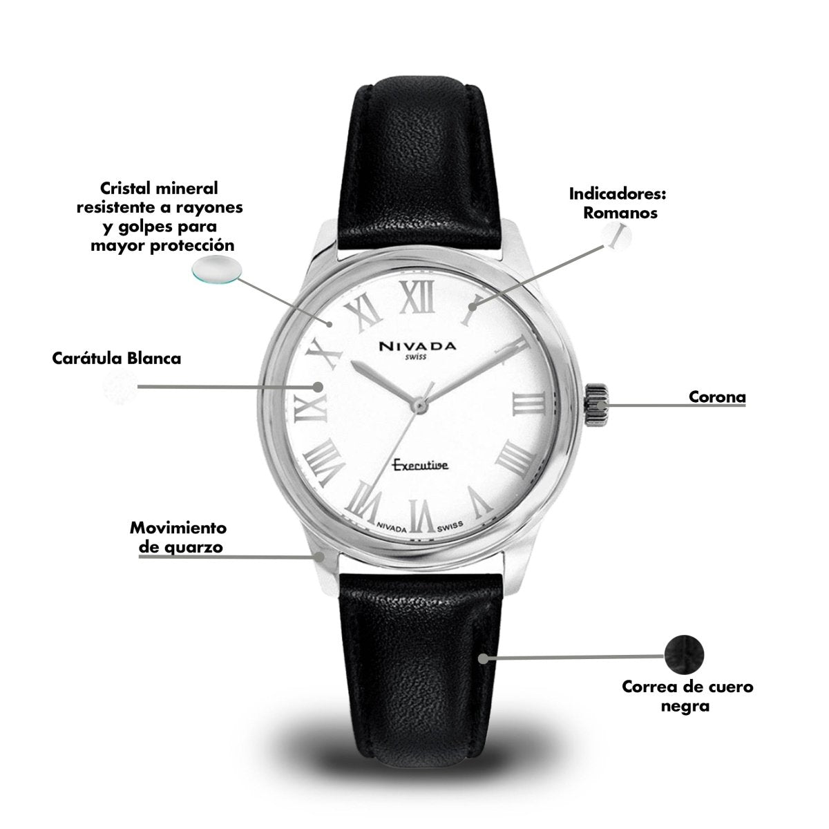 Reloj Executive 121 Dama - Reloj Nivada Swiss