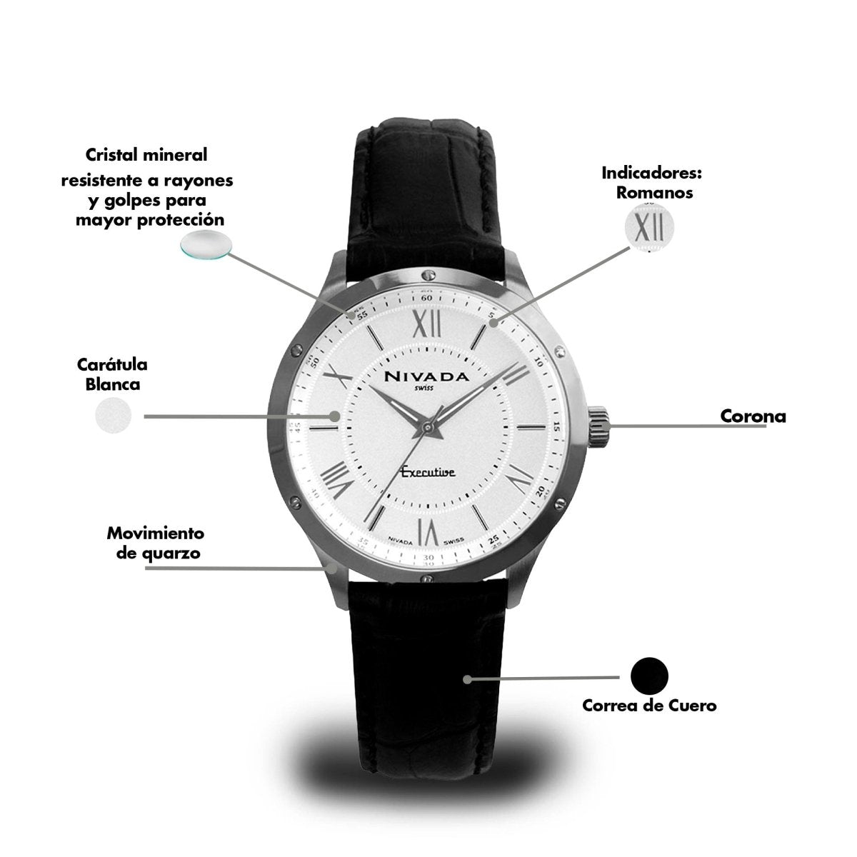 Reloj Executive 125 Dama - Reloj Nivada Swiss