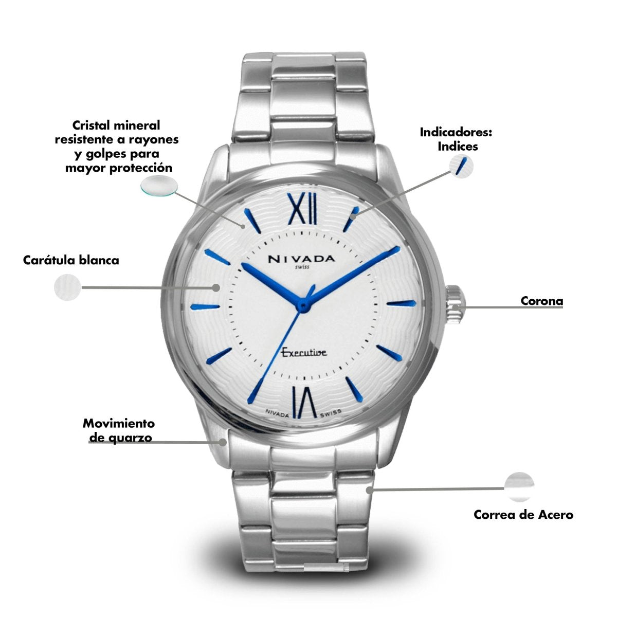 Reloj Executive 130 Dama - Reloj Nivada Swiss
