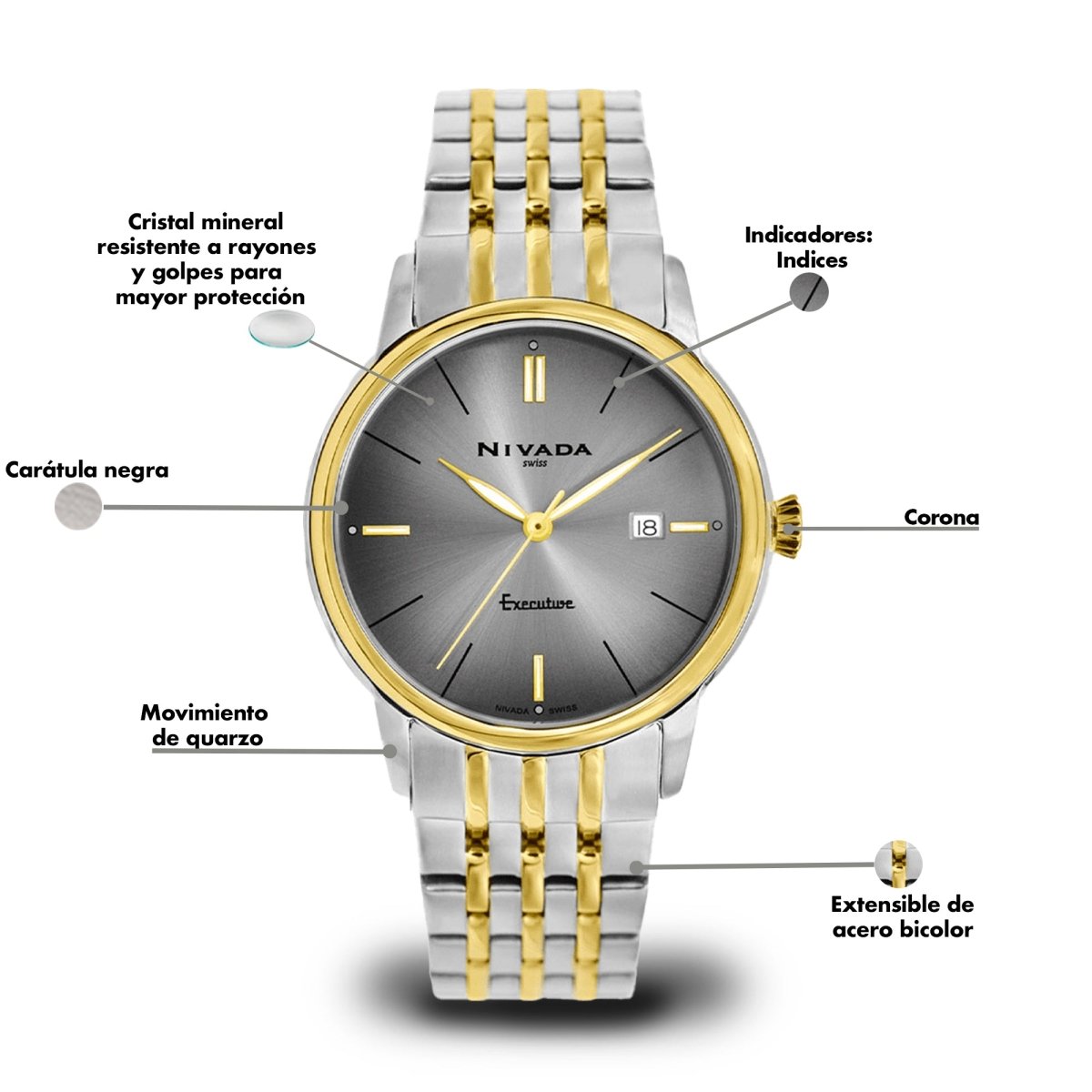 Reloj Executive 151 Dama - Reloj Nivada Swiss