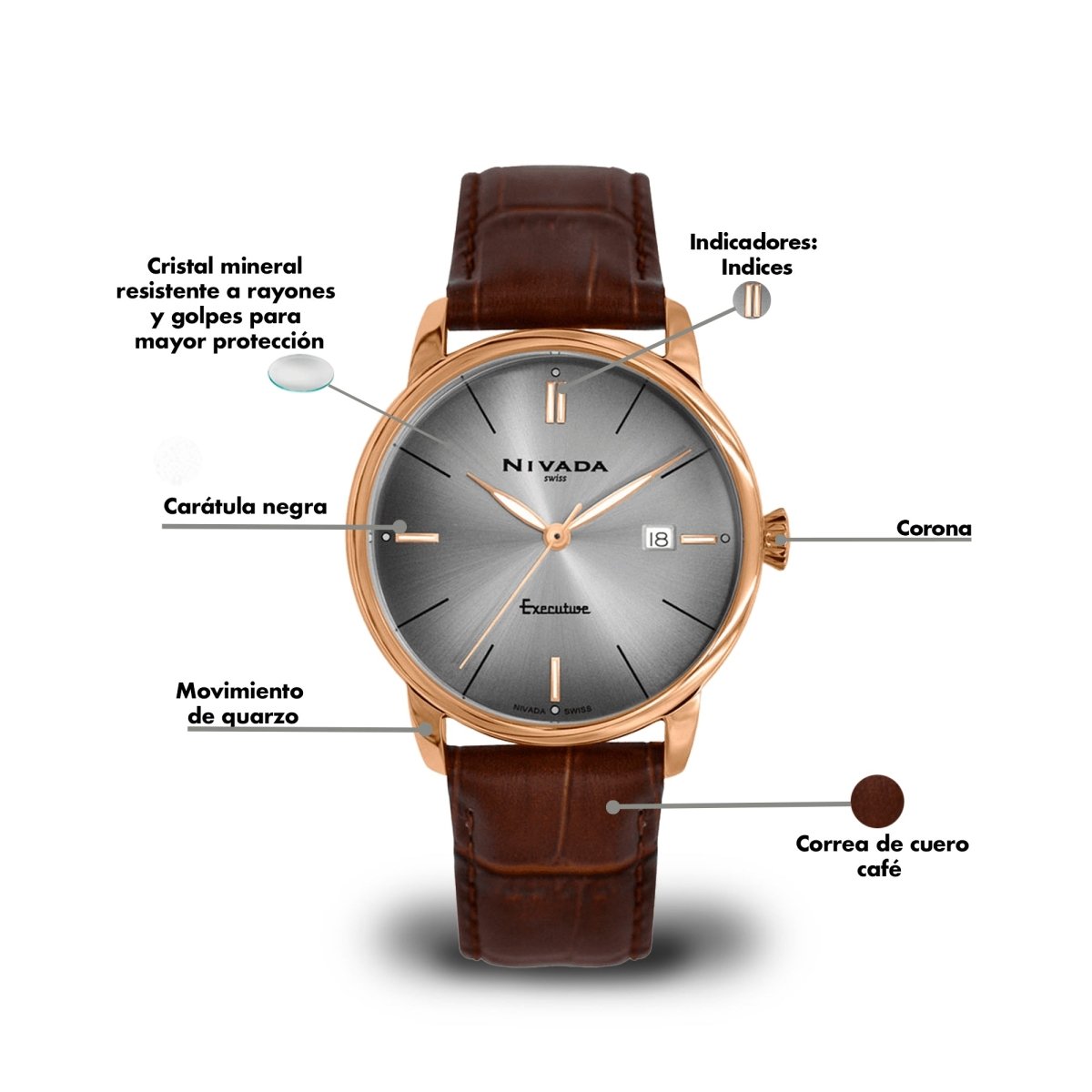 Reloj Executive 153 Dama - Reloj Nivada Swiss