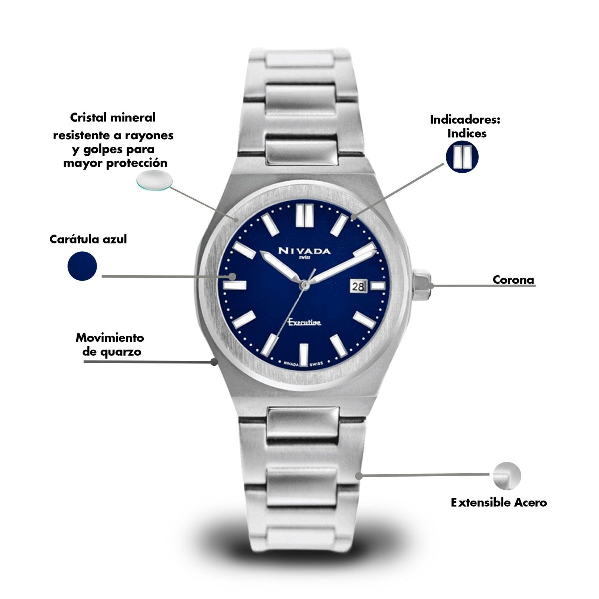 Reloj Executive 164 Dama - Reloj Nivada Swiss