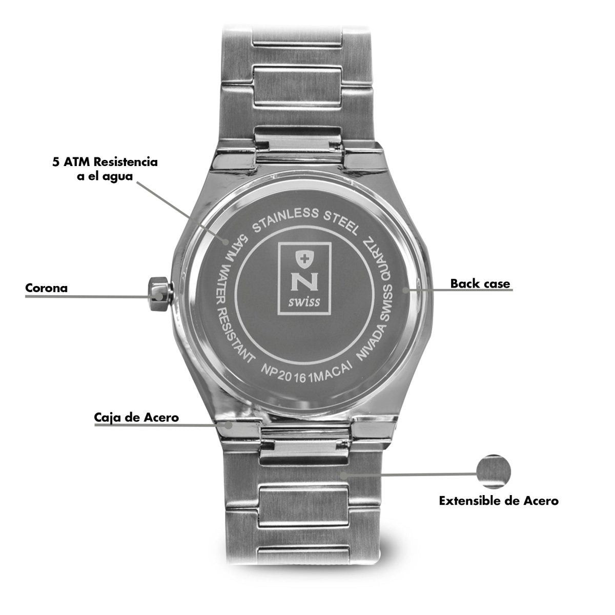 Reloj Executive 224 Caballero - Reloj Nivada Swiss