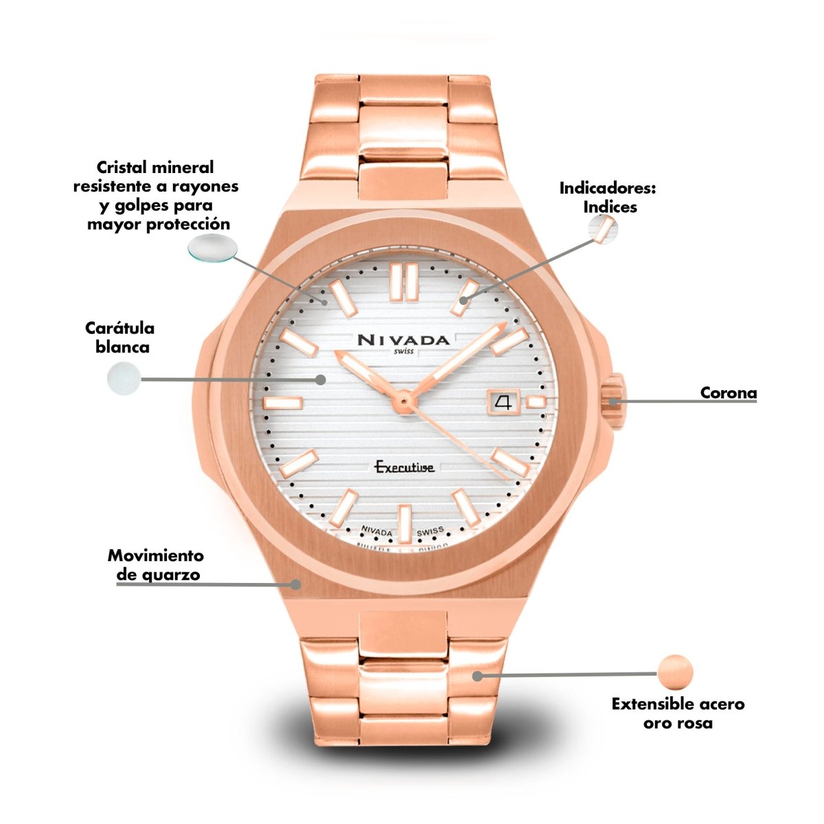 Reloj Executive 234 Caballero - Reloj Nivada Swiss