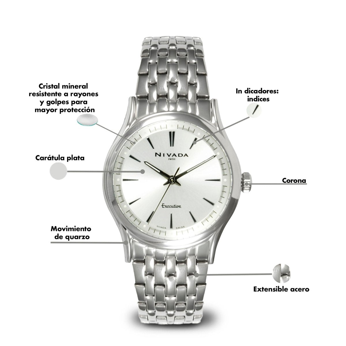 Reloj Executive 259 Dama - Reloj Nivada Swiss
