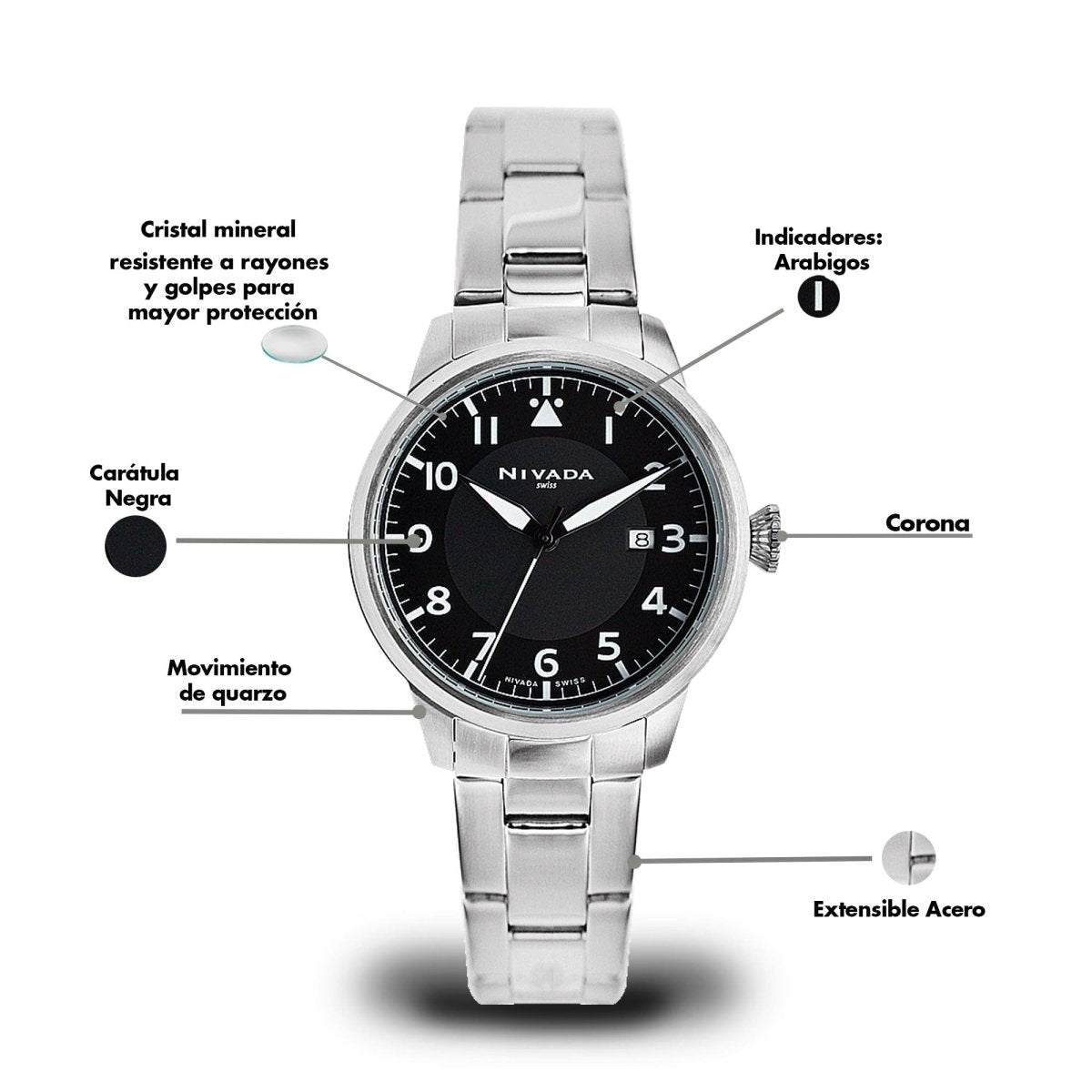Reloj Executive 276 Dama - Reloj Nivada Swiss