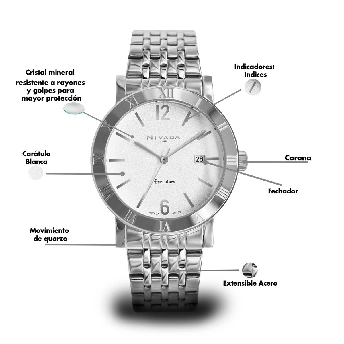 Reloj Executive 279 Caballero - Reloj Nivada Swiss