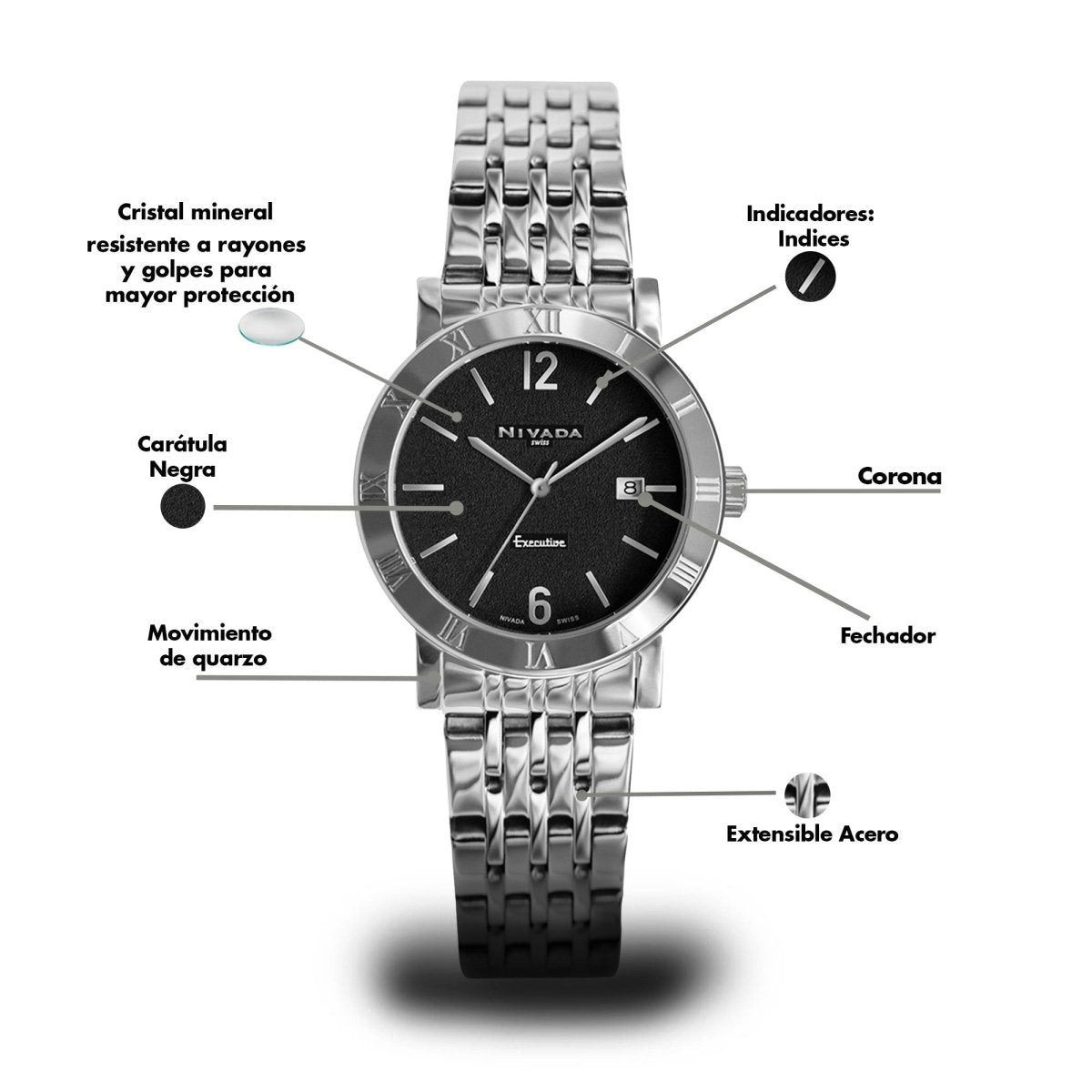 Reloj Executive 281 Dama - Reloj Nivada Swiss