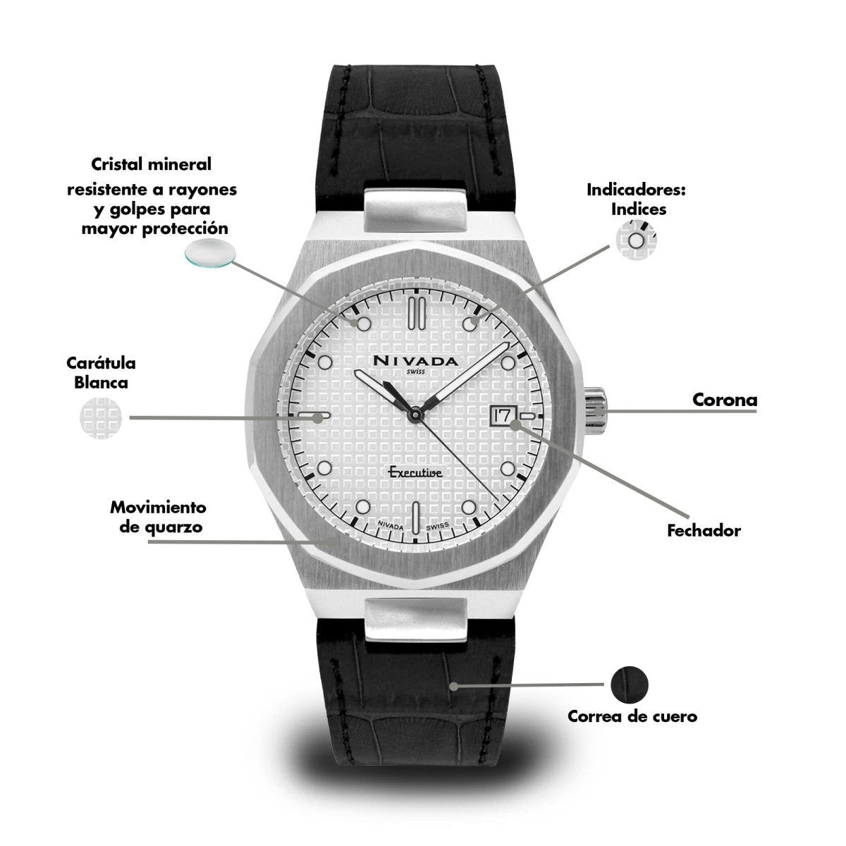Reloj Executive 282 Dama - Reloj Nivada Swiss