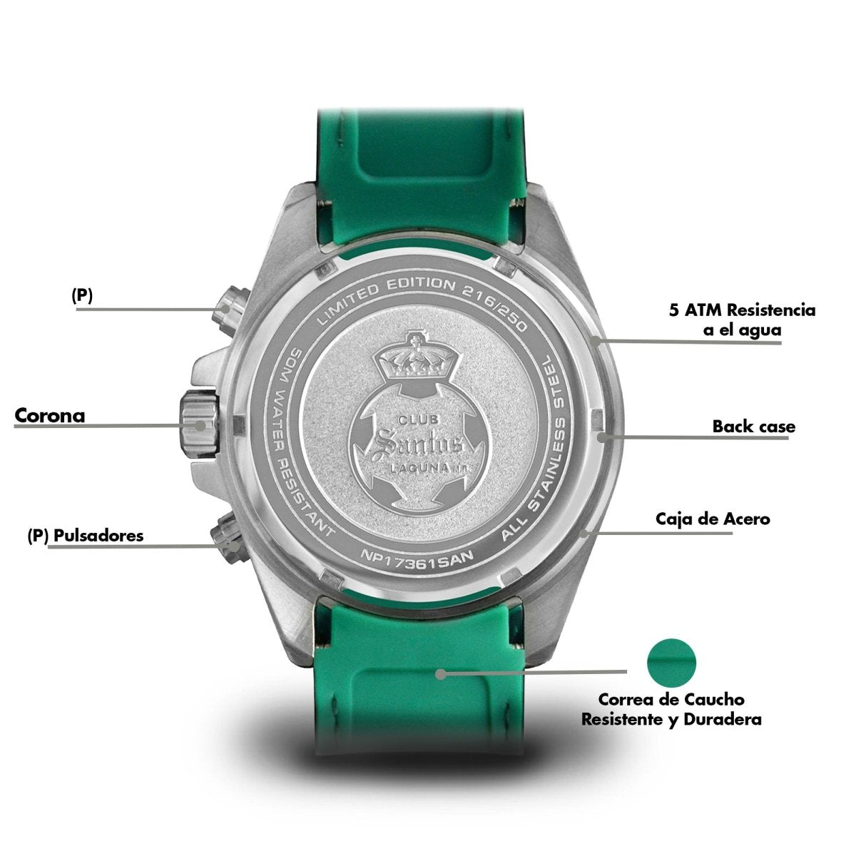 Reloj Fan Santos 114 Caballero - Reloj Nivada Swiss
