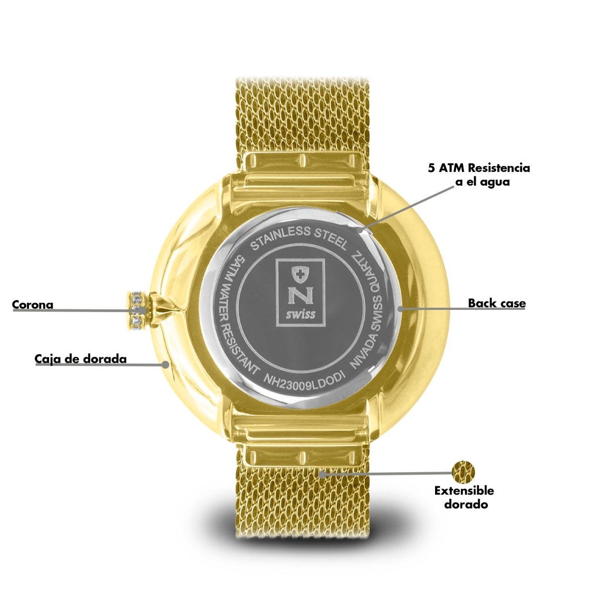 Reloj Fashion 102 Dama - Reloj Nivada Swiss