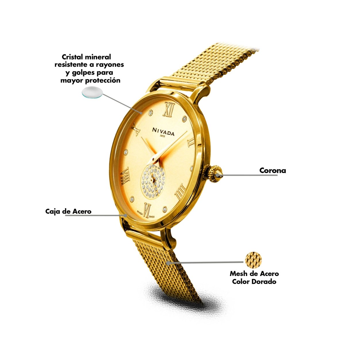 Reloj Fashion 107 Dama - Reloj Nivada Swiss