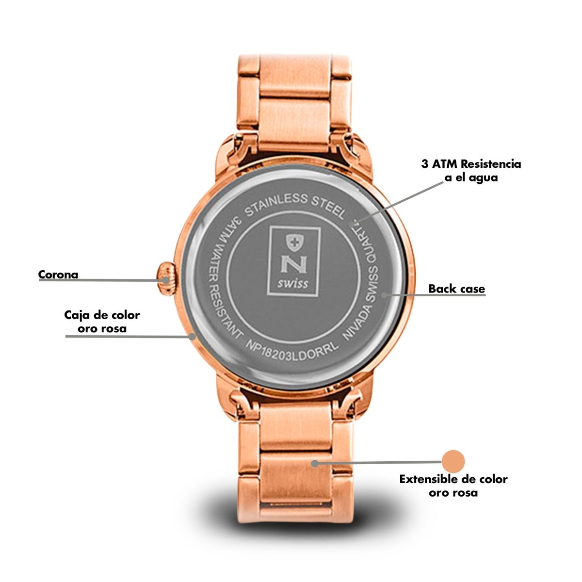 Reloj Flower 102 Dama - Reloj Nivada Swiss