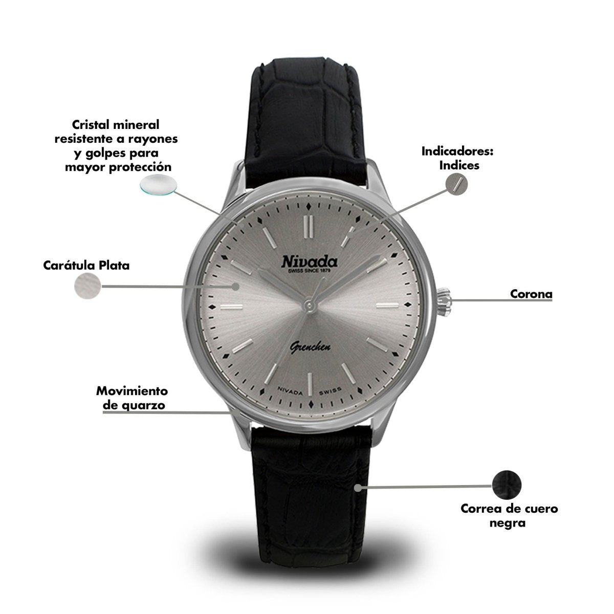 Reloj Grenchen 108 Dama - Reloj Nivada Swiss