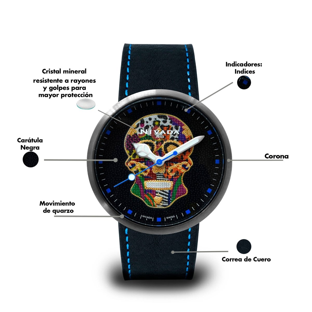 Reloj Huichol 102 Caballero - Reloj Nivada Swiss