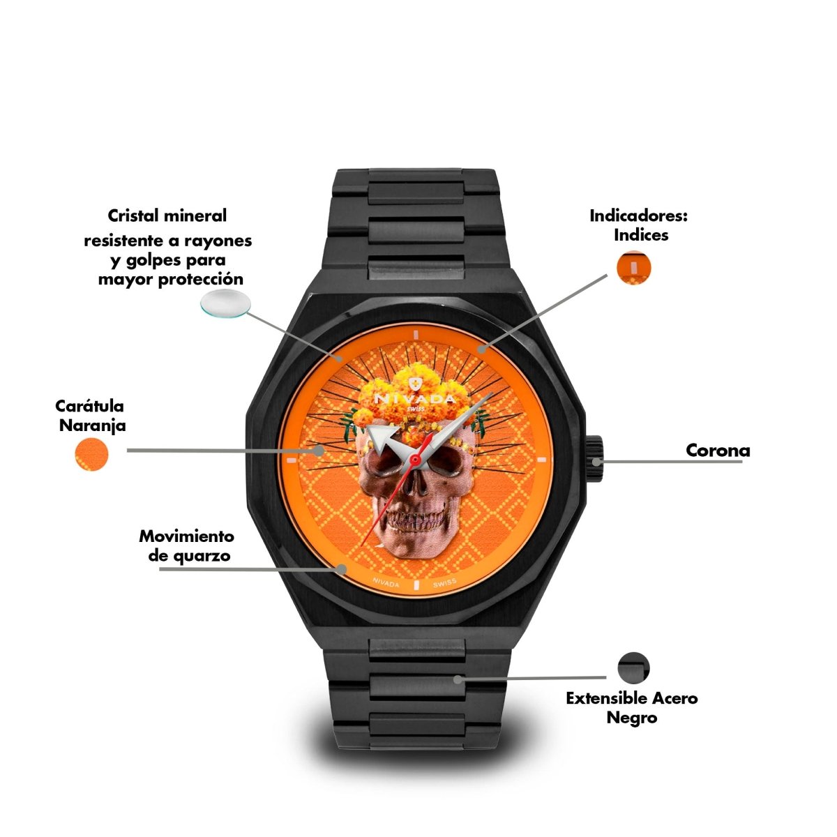 Reloj Huichol 111 Caballero - Reloj Nivada Swiss