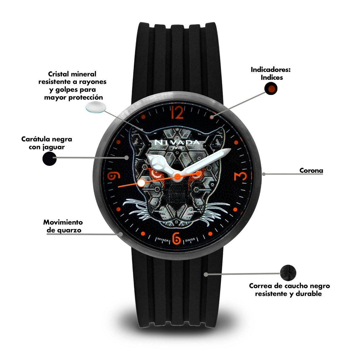 Reloj Huichol 122 Caballero - Reloj Nivada Swiss