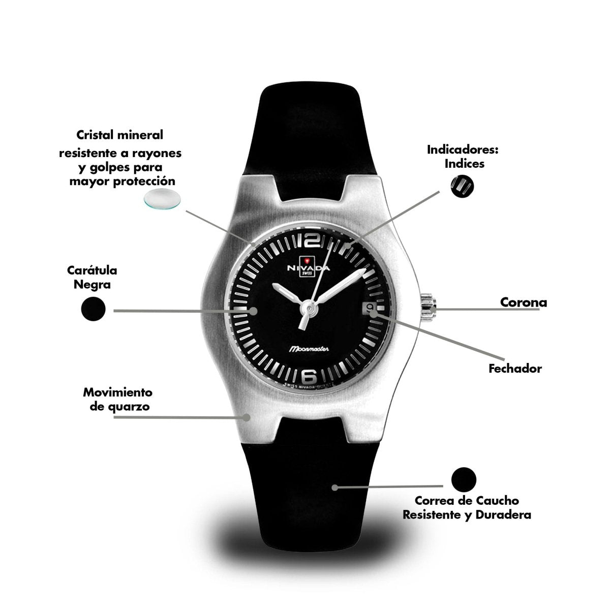 Reloj Moonmaster 101 Dama - Reloj Nivada Swiss