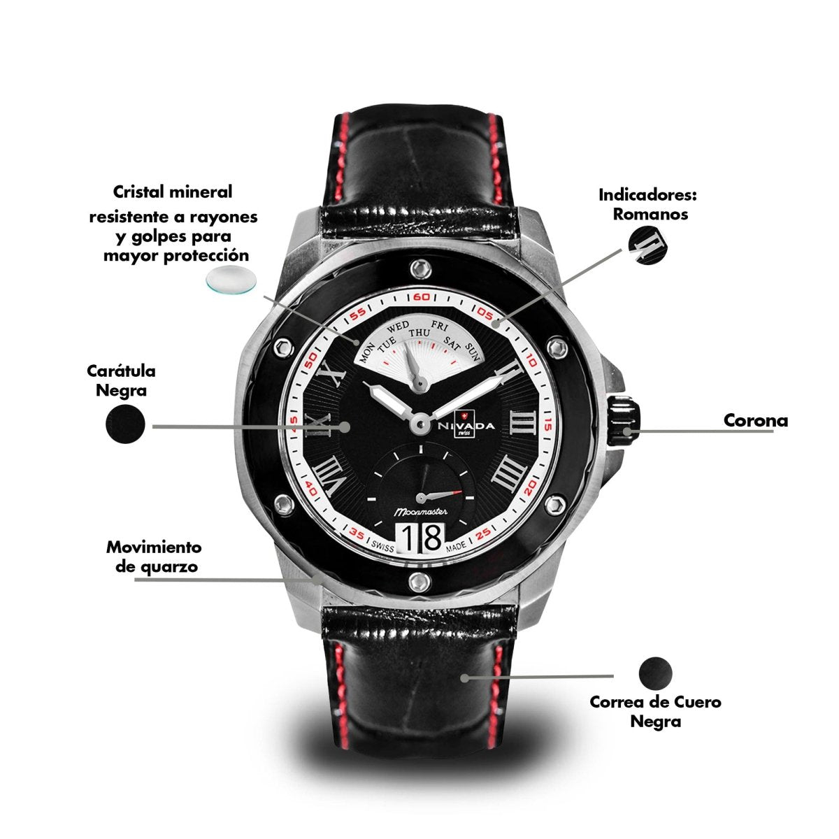Reloj Moonmaster 105 Caballero - Reloj Nivada Swiss
