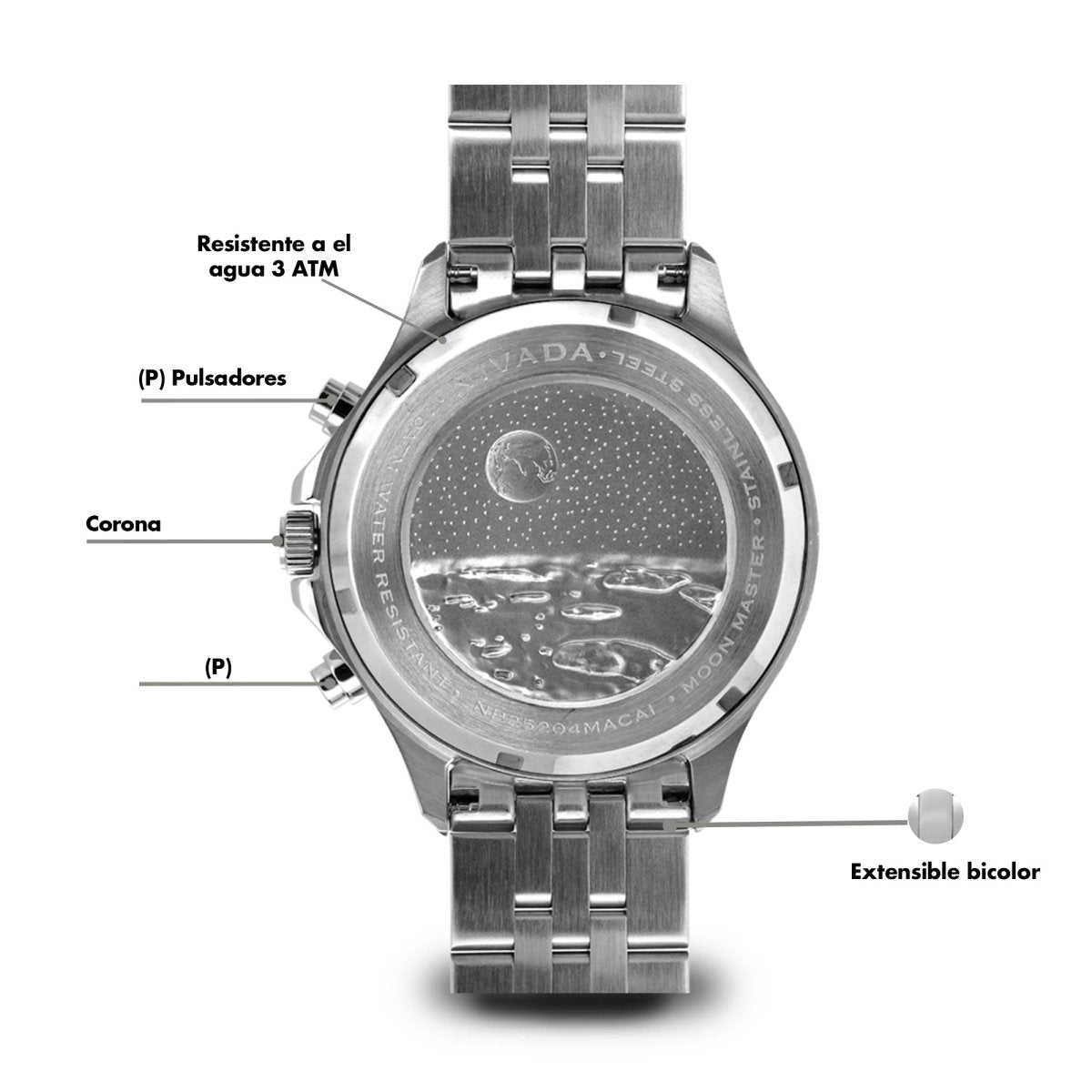 Reloj Moonmaster 126 Caballero - Reloj Nivada Swiss