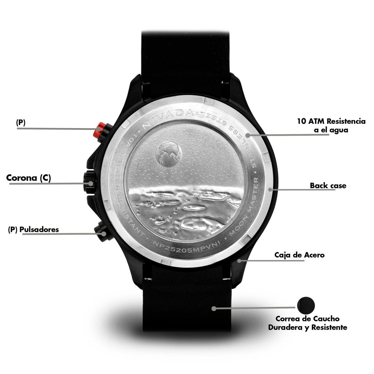 Reloj Moonmaster 127 Caballero - Reloj Nivada Swiss