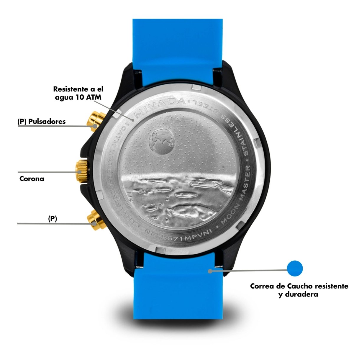 Reloj Moonmaster 132 Caballero - Reloj Nivada Swiss