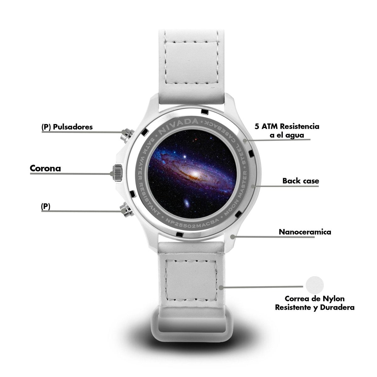 Reloj Moonmaster Ceramica 101 Caballero - Reloj Nivada Swiss