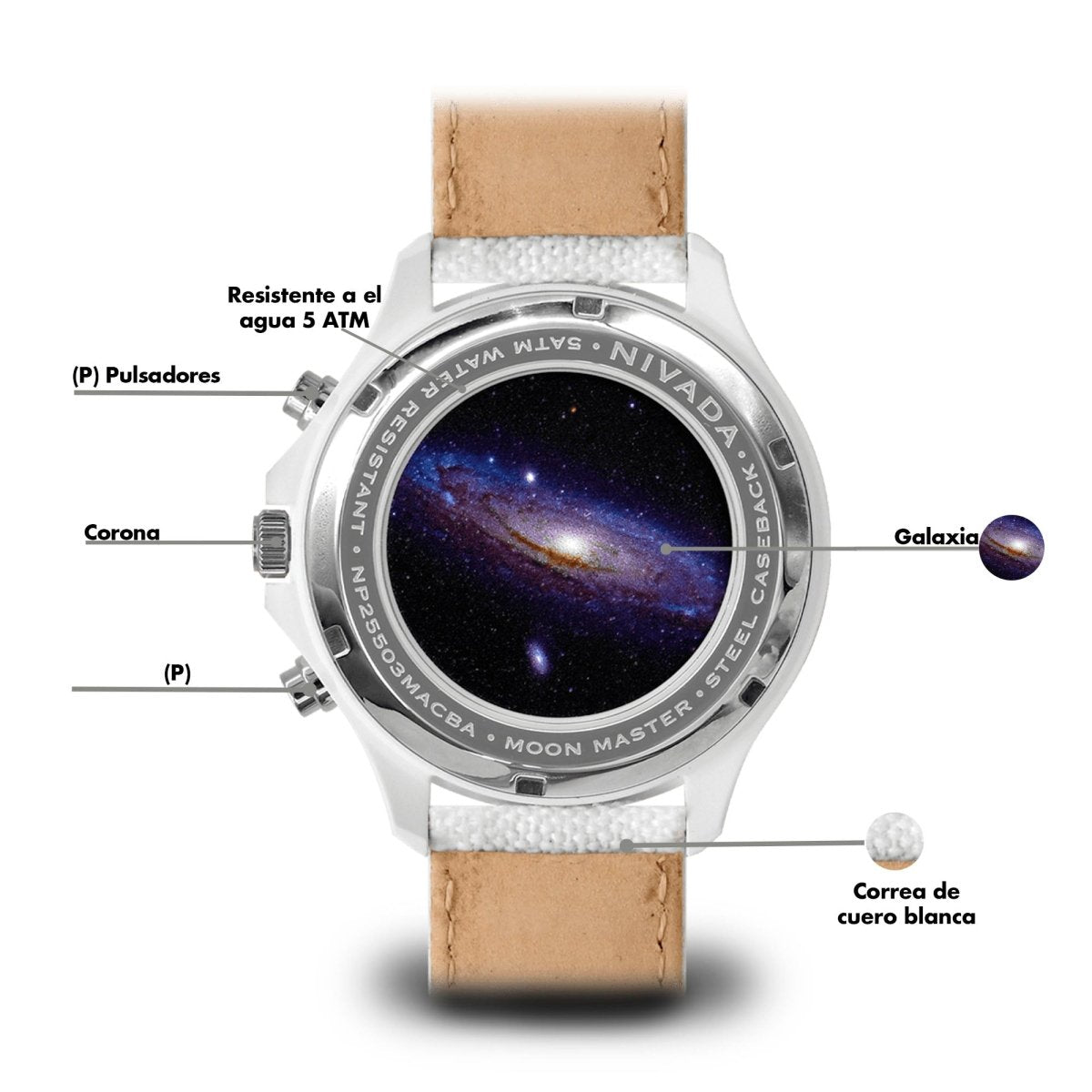 Reloj Moonmaster Ceramica 102 Caballero - Reloj Nivada Swiss