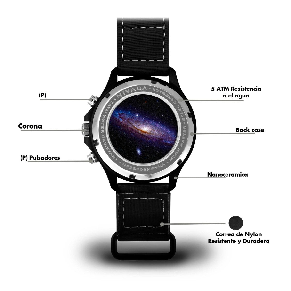 Reloj Moonmaster Ceramica 107 Caballero - Reloj Nivada Swiss