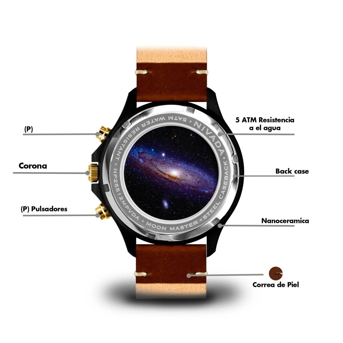 Reloj Moonmaster Ceramica 111 Caballero - Reloj Nivada Swiss