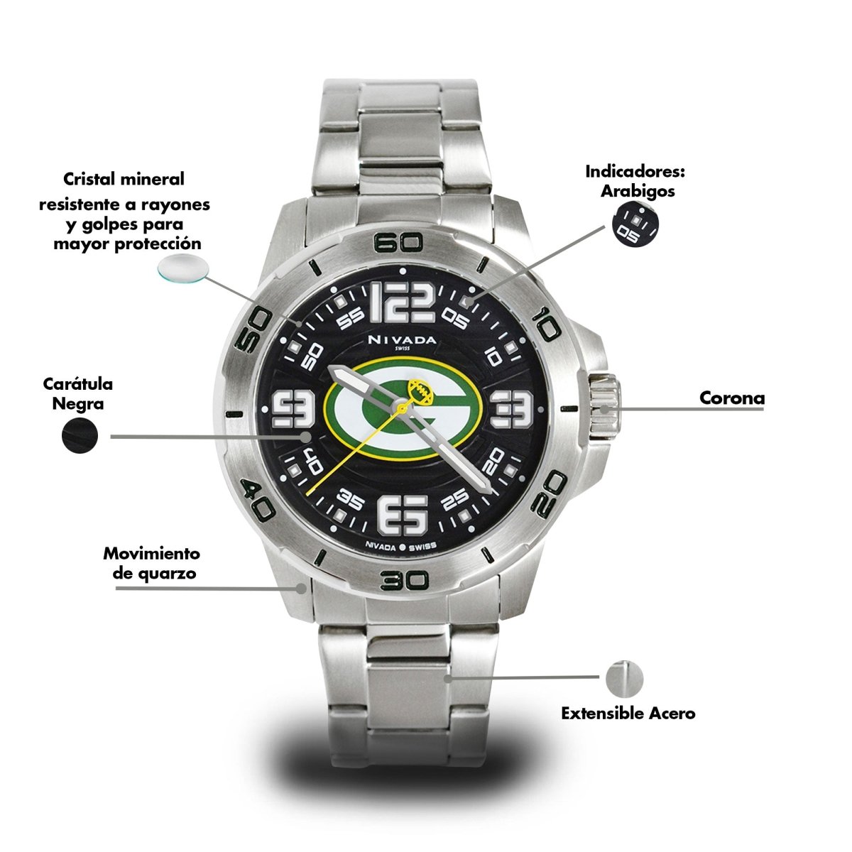 Reloj NFL 107 Caballero - Reloj Nivada Swiss